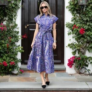 Julia Amory Betty dress in Palm Beach Paisley S